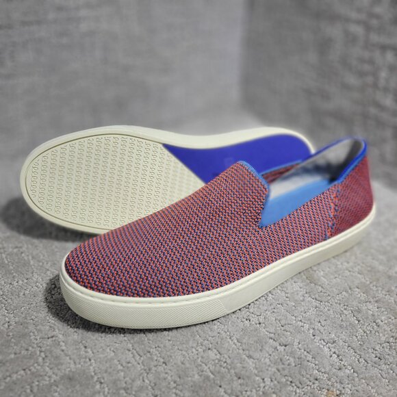 Rothy’s The Sneaker Women's Size 10 US Tangerine Triple Stitch Slip On Shoes - Picture 10 of 12